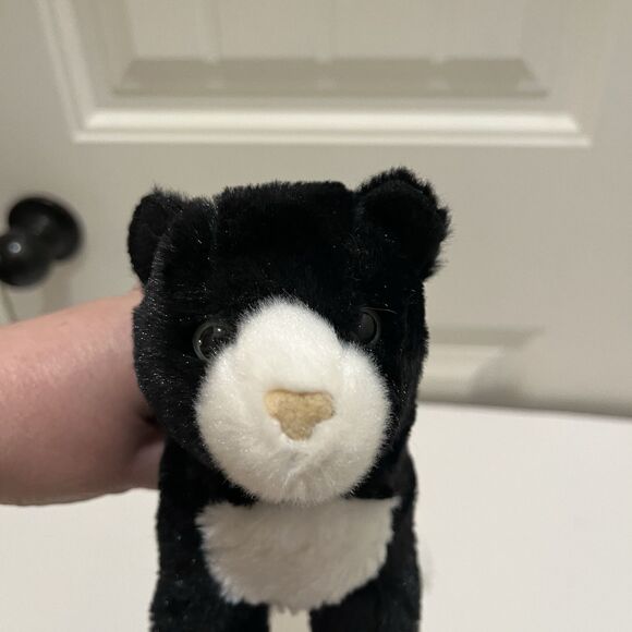 Douglas SOCKS Black White Tuxedo President Bill Clinton Cat Plush 7" Stuffed Toy - Picture 4 of 8